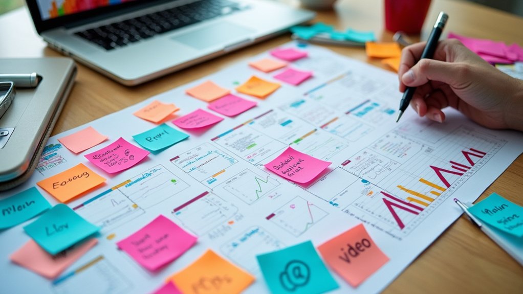30-Tage-Inhaltsstrategiematrix