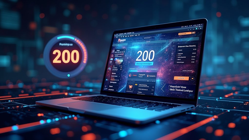 Interaktionszeit unter 200 ms